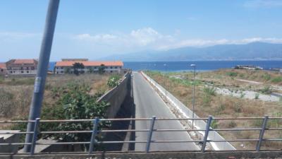 im Zug auf dem Weg nach Reggio Calabria